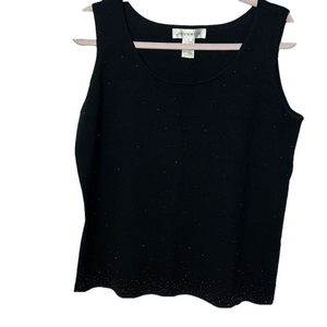 Jones New York Merino Wool Tank Top with Beads